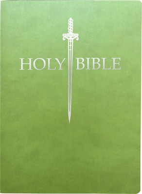 KJV Sword Bible, Large Print, Olive Ultrasoft: (Red Letter, Green, 1611 Version)-image