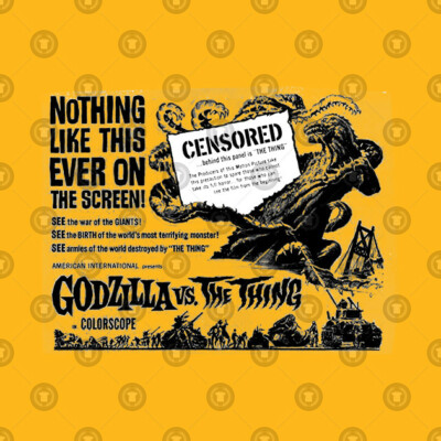 Mothra VS Godzilla/Godzilla VS Thing US Dubbed TV Version DVD MOD-image