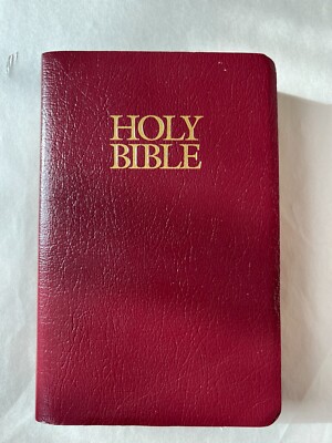 Holy Bible - NIV New International Version Zondervan - Burgundy Cover-image