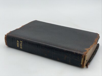 Vintage Oxford Bible KJV Appointed To Be Read In Churches Leather Cover-image