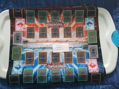 Yugioh SECE 2-player rubber playmat Master Rule 3 (Outdated)-image