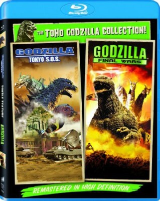 Godzilla Final Wars 2004 Film Godzilla Tokyo S.O.S 2003 Film Blu-Ray Set NEW-image
