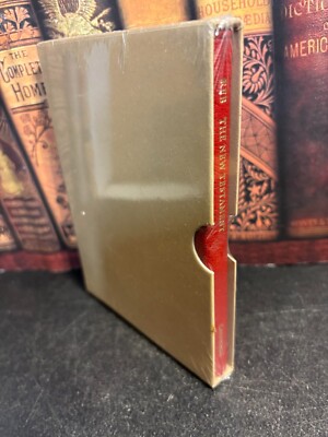 Revised English Bible REB New Testament NT Calfskin Red Leather SEALED & NEW-image