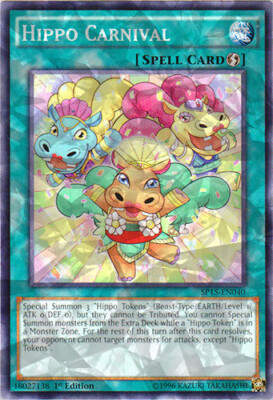 1 x Hippo Carnival - SP15-EN040 - Shatterfoil - 1st Edition Near Mint, English-image