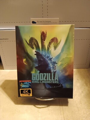 Godzilla: King of the Monsters 4K Full Slip SteelBook Blu-ray FilmArena #89/500-image