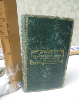 MITCHELL'S TRAVELERS GUIDE Thru U.S.,Map & Routes of Roads,Steamboat,Canals,1835-image