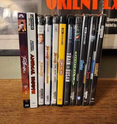 11 Assorted 4K Ultra HD Blu-Rays all Sealed New/Open Box New READ description fo-image