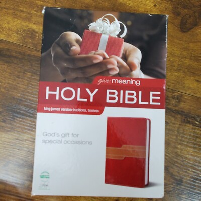 Holy Bible: God's Gift for Special Occasions, King James Version Give: Meaning-image