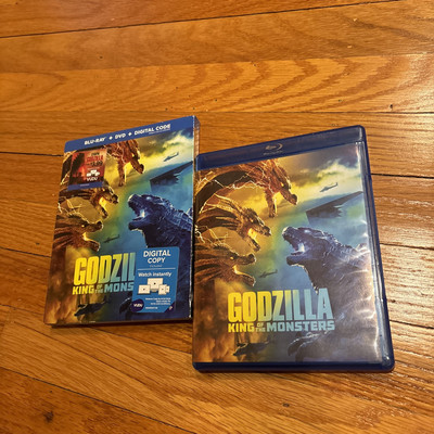 Godzilla King of the Monsters 2019 (Blu Ray/DVD Combo) W/ Slipcover 2 Discs-image
