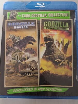 Toho Godzilla Blu-ray Double Feature Tokyo SOS and Final Wars, Never Opened -image