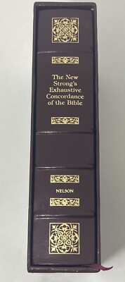 The New Strong's Exhaustive Bible Concordance 1996 Thomas Nelson's Collector Ed.-image