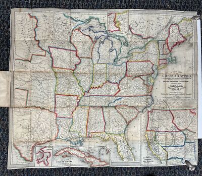 Williams / TRAVELLER'S And TOURIST'S GUIDE Through the United States 1st ed 1851-image