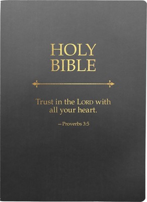 Kjver Holy Bible, Trust in the Lord Life Verse Edition, Large Print, Black Ultra-image