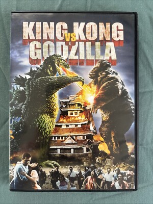 DVD of Vintage Monster Movie Sci-Fi KING KONG VS GODZILLA Universal Studios-image