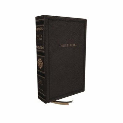 KJV, Personal Size Reference Bible, Sovereign Collection, Leathersoft, Black,-image