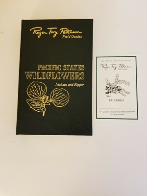 Pacific States Wildflowers - Peterson Field Guide - Easton Press Leather NEW-image