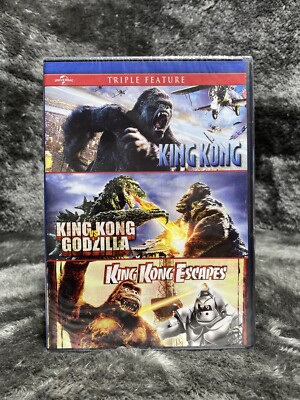 Universal King Kong, King Kong vs Godzilla, King Kong Escapes Movie DVD-image