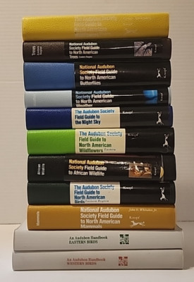 NATIONAL AUDUBON SOCIETY FIELD GUIDE Lot of 12 Books Night Sky African Wildlife-image