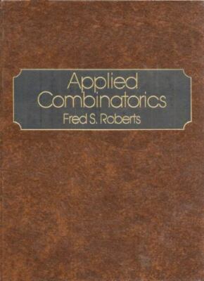 bk72: Applied Combinatorics by Fred S. Roberts, HC, Faux Leather Bound 1984-image