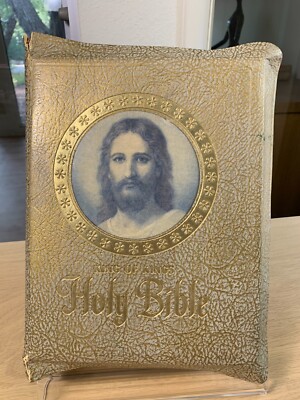 Holy Bible King Of Kings Clarified Edition King James 1959 Red Letter Gold Gilt-image