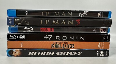 Blu-ray/DVD Martial Arts [Region A, Lot of 6] Japanese Chinese Fighting Ip Man-image