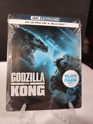 Godzilla vs Kong - SteelBook Glow in the Dark (4K UHD, Blu-Ray)-image