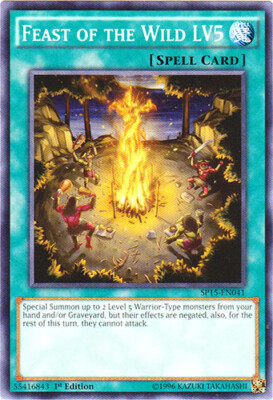 3 x Feast of the Wild LV5 - SP15-EN041 - Common - 1st Edition Near Mint, English-image