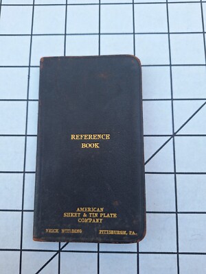 Reference Book American Sheet & Tin Plate Co Frick Building Pittsburgh catalog-image