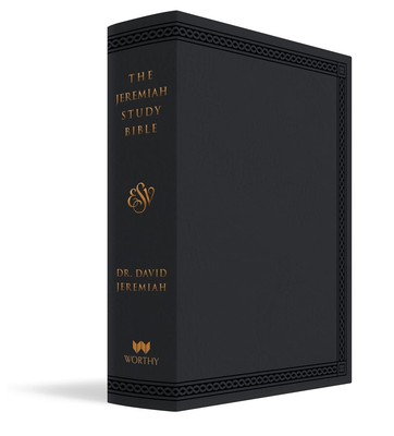 The Jeremiah Study Bible, ESV, Black LeatherLuxe: What It Says. What It Means.,-image