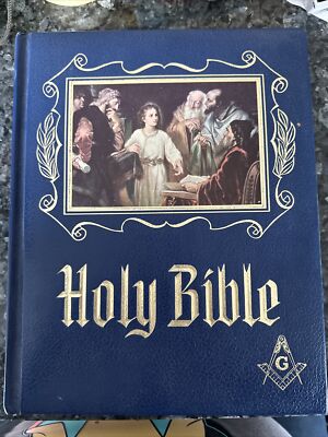 Freemason Heirloom Holy Bible Master Reference Edition (1971)-image
