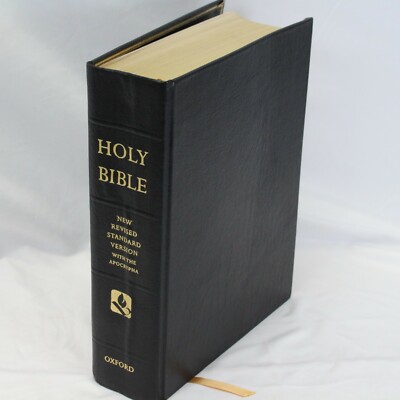 Holy Bible New Revised Standard Version Apocrypha Deuterocanonical Oxford 1989-image