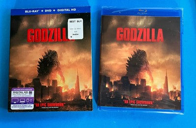 GODZILLA (Blu-ray, 2014, WB) 2 Disc Set W/ Slip Sleeve - NEW / Sealed-image