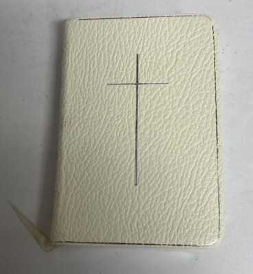 KJV Oxford Text Bible White French Morocco Silver Edges India Paper With Box-image