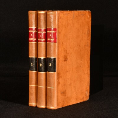 1795 3vol History Sandford and Merton Thomas Day 7th Edition Illustrated-image