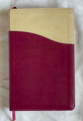 KJV Bible - Reference Ed -FlexiSoft - Chapter Tabs - Red Letters - Ribbon - Easy-image