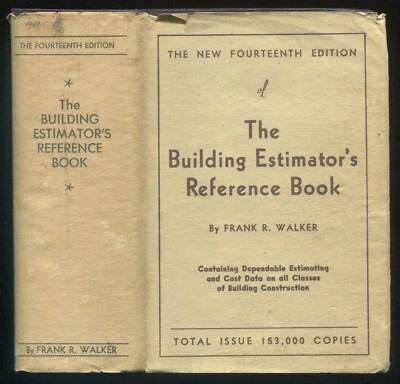 The Building Estimator's Reference Book by Frank R. Walker 14th Edition ©1957-image