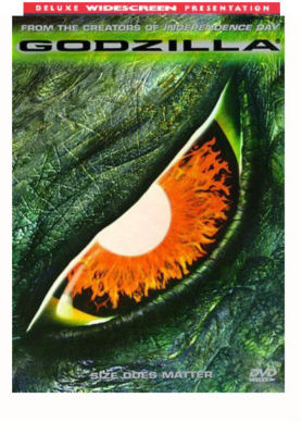 Godzilla 1998 Deluxe widescreen EDITION MOVIE DVD JEAN RENO Matthew Broderick-image