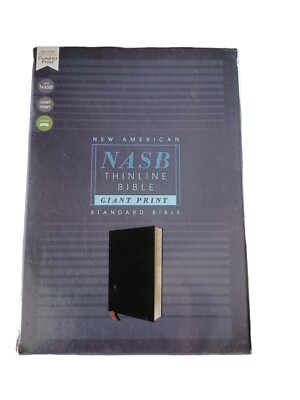 Nasb, Thinline Bible, Giant Print, Bonded Leather, Black, Red Letter Edition, 19-image