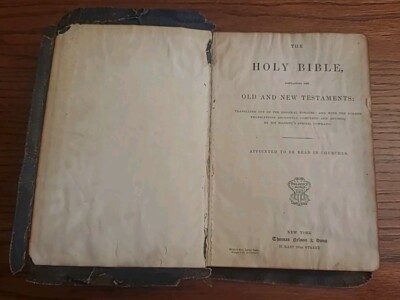 Vintage Holy Bible Concordance Sunday School Teacher's Edition Illustrated Atlas-image