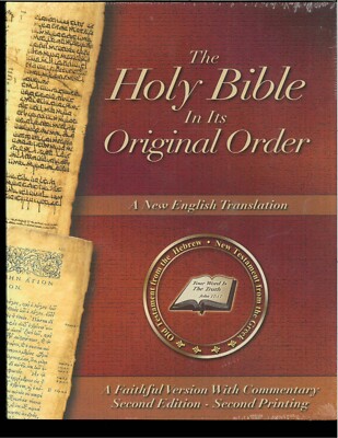 The Holy Bible in Its Original Order Genuine Lambskin w/Cover Sealed NIB-image