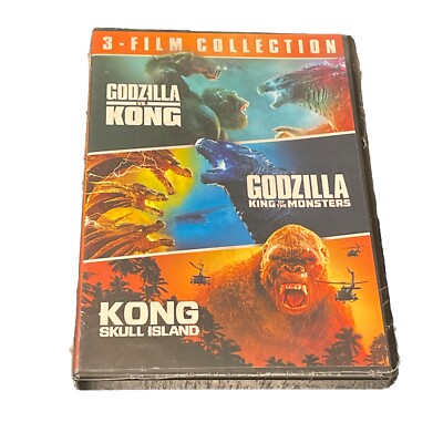 Godzilla vs. Kong / Godzilla King of the Monsters / Kong Skull Island 3-Film C-image