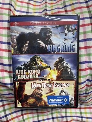 Universal King Kong, King Kong vs Godzilla, King Kong Escapes Movie DVD-image