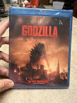 Godzilla Blu-ray Ken Watanabe  Bryan Cranston  Elizabeth Olsen  New Sealed-image