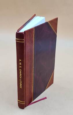 A.M.E. Church Liturgy 1924 [Leather Bound]-image