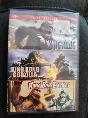 Triple Feature King Kong, King Kong vs Godzilla, King Kong Escapes Movie DVD-image