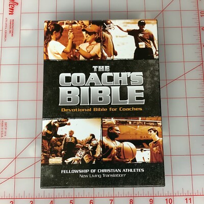 The Coach's Bible: NLT Devotional Bible for Coaches  With Box-image