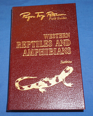Excellent Easton Press ~ Roger Tory Peterson Field Guide ~ Western Reptiles-image