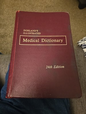 Vintage Dorland's Illustrated Medical Dictionary 24th Edition 1965 Softcover-image