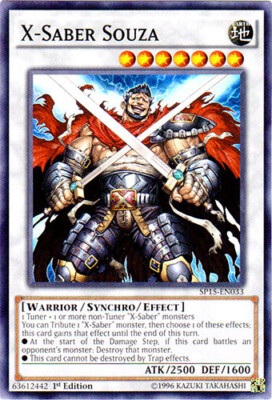 3 x X-Saber Souza - SP15-EN033 - Common - 1st Edition Near Mint, English-image