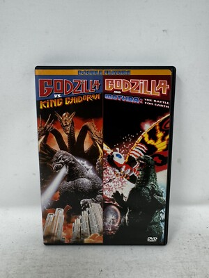 Godzilla Vs King Ghidorah 1991 Mothra The Battle For Earth 1992 DVD Excellent-image